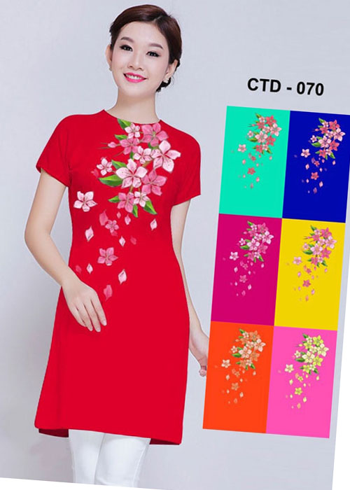 Vải áo dài cách tân in 3D mã số CTC-070